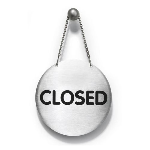 Durable Pictogram Sign Open/Close On Chain