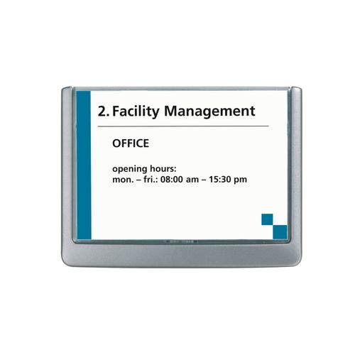 Durable Click Sign 149 X 105.5mm Grey