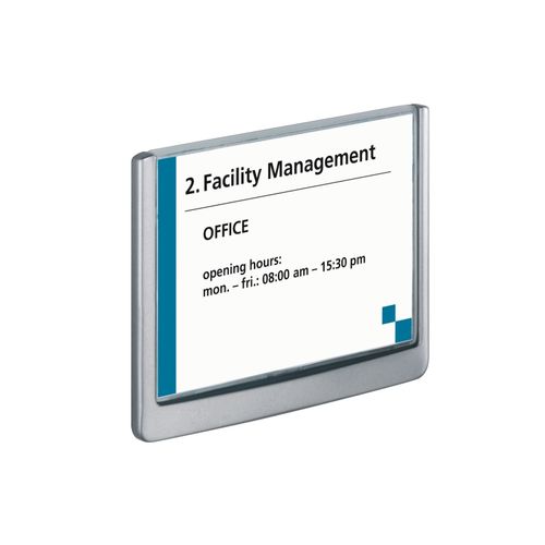 Durable Click Sign 149 X 105.5mm Grey