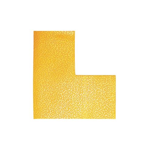 Durable Floor Marking Shape L Yellow Pack 10