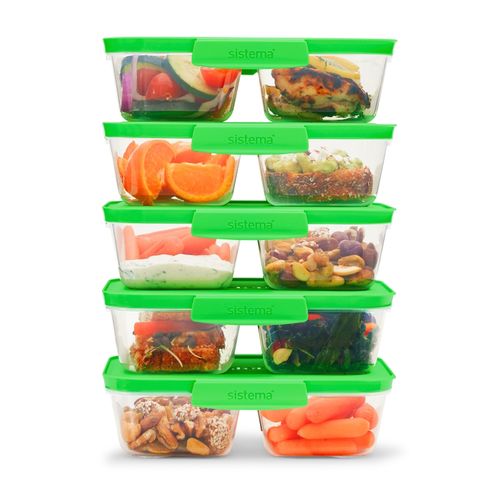 Sistema Nest It Meal Prep Containers 870ml 5 Pack