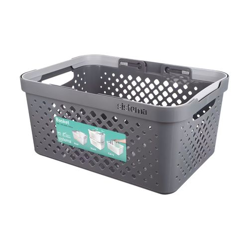 Sistema Large Basket 18.5L Charcoal