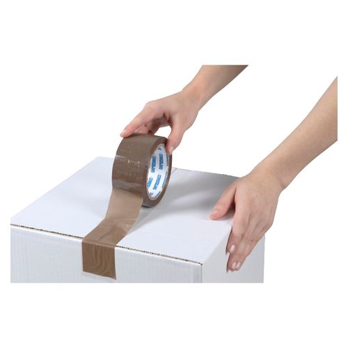 Cumberland Packaging Tape 7150 48mm x 75M Brown Pack 6