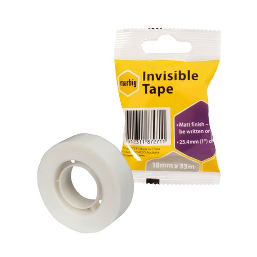 Marbig Invisible Marbig 18mm x 33M - for small dispensers