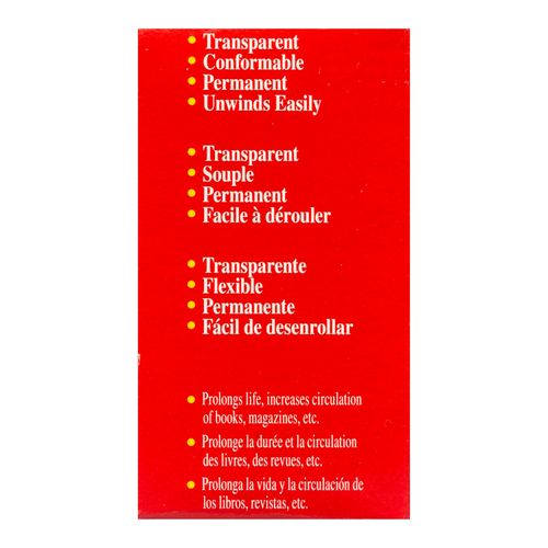 Scotch Book Tape 845 50.8mm x 13.7M Clear