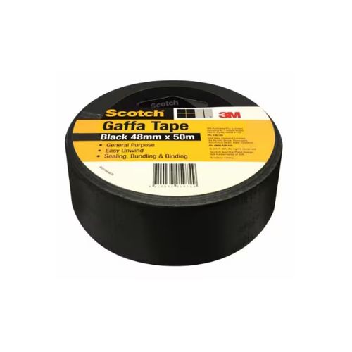 Scotch Gaffa Tape Black 933 48mm x 50M