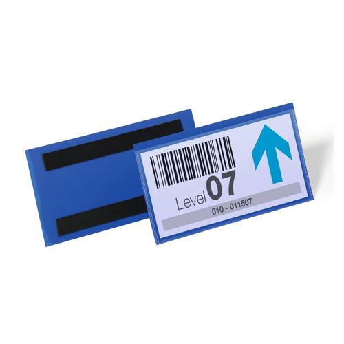 Durable Logistics Pockets Magnetic Magnetic 80x160mm Pack 50