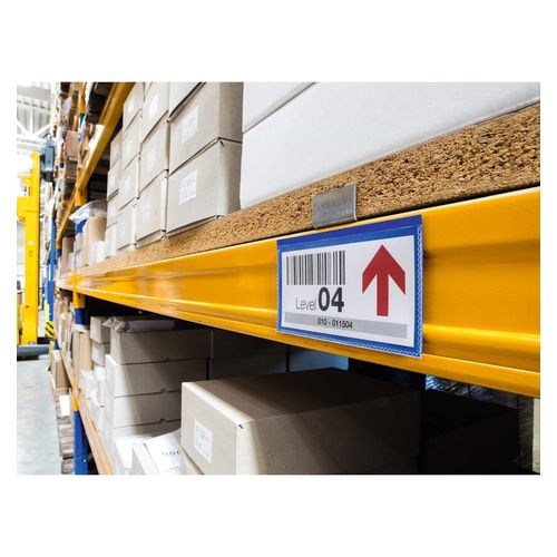 Durable Logistics Pockets Magnetic Magnetic 80x160mm Pack 50