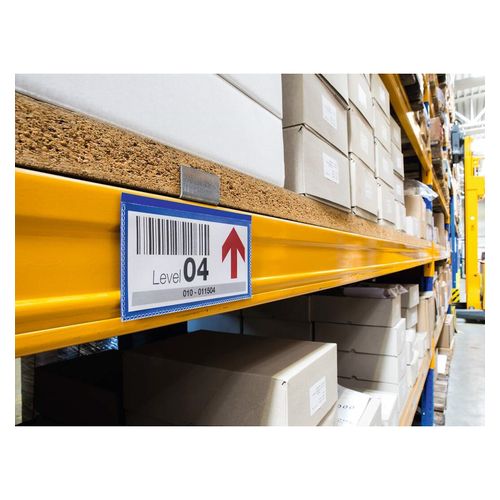 Durable Logistics Pockets Magnetic Magnetic 80x160mm Pack 50