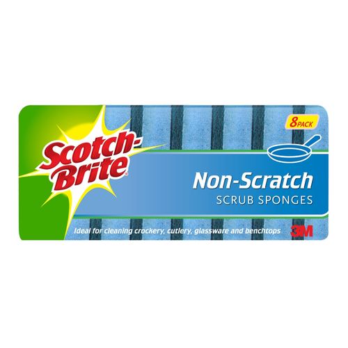 Scotch-Brite Non-Scratch Scrub Sponge Pack 8