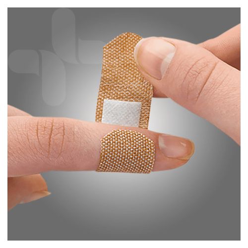 Aeroplast Strip Adhesive Premium Fabric Standard 7.2X1.9cm Box 100
