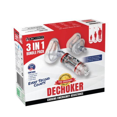 Dechoker 3-in-1 Bundle 1 Adult - 1 Child - 1 Toddler Anti Choking Device