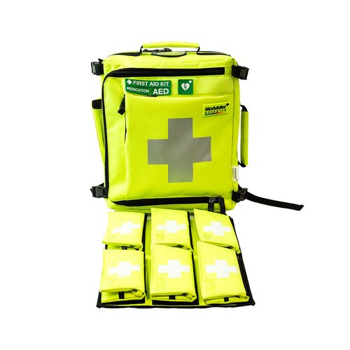 Aerokit Modulator First Aid Kit Backpack w/ Allergy Medication Board 44 x 37 x 24cm