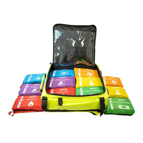 Aerokit Modulator First Aid Kit Backpack w/ Allergy Medication Board 44 x 37 x 24cm