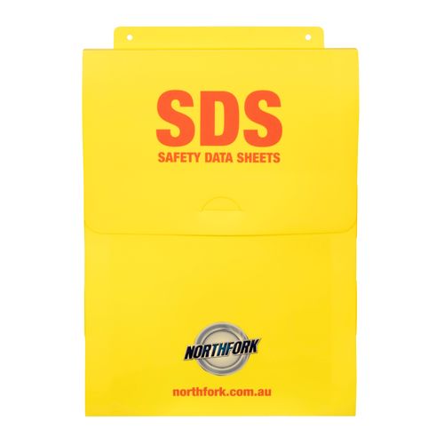 Northfork SDS Document Box A4 Polypropylene Yellow
