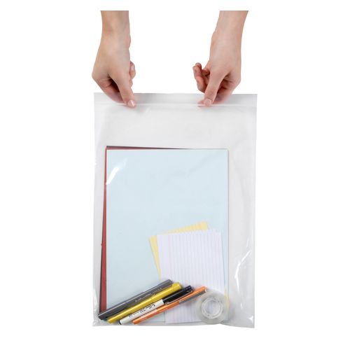 Cumberland Resealable Polybag 380x280mm Clear Pack 100