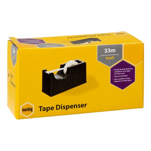 Marbig Tape Dispenser Small Black