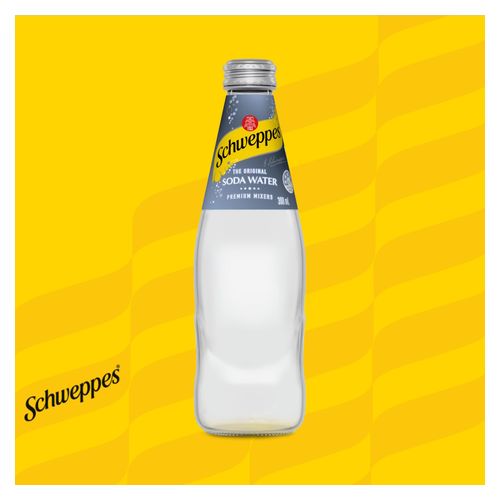 Schweppes Soda Water Mixer Drink Bottle 300ml Carton 24
