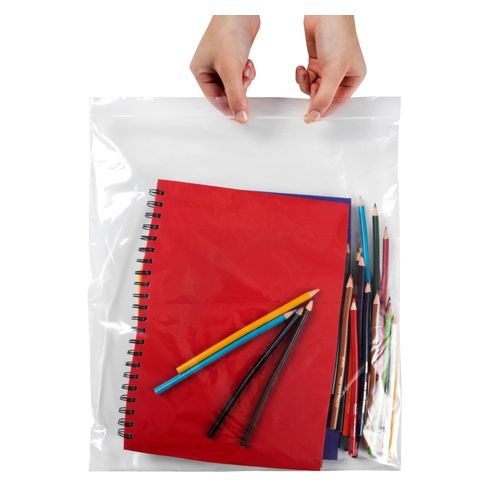 Cumberland Resealable Polybag 330x330mm Clear Pack 100