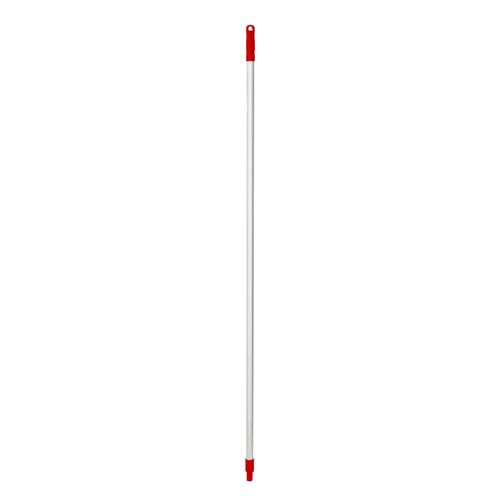 Cleanlink Aluminium Mop Handles 150cm With 25mm Thread Red