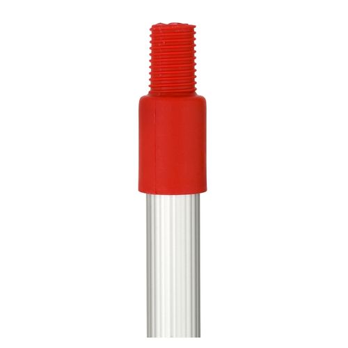 Cleanlink Aluminium Mop Handles 150cm With 25mm Thread Red