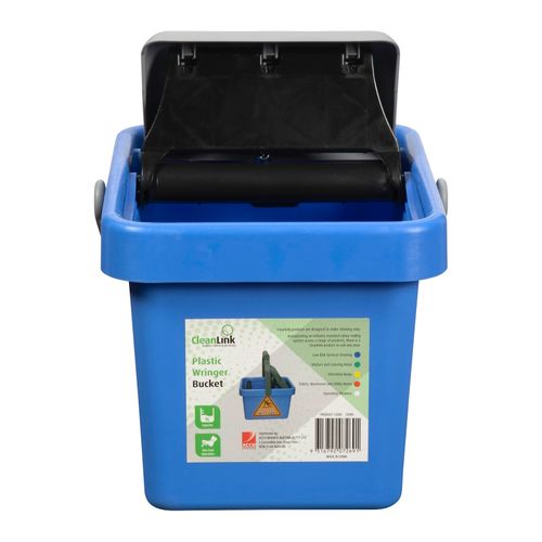 Cleanlink Bucket Plastic Wringer 9L Blue