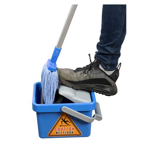 Cleanlink Bucket Plastic Wringer 9L Blue