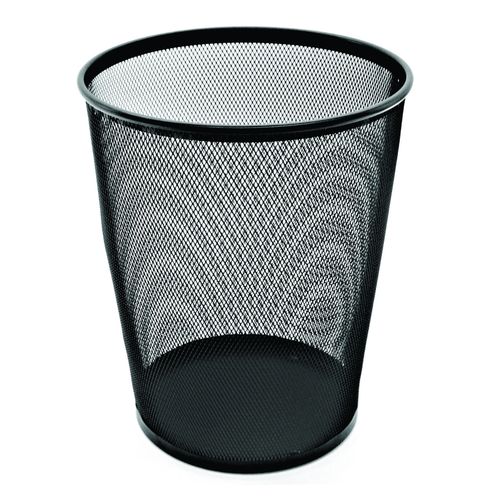 Esselte Round Mesh Bin 19L Black
