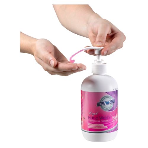 Northfork Liquid Hand Soap Low Scent 500mL Pump Dispenser