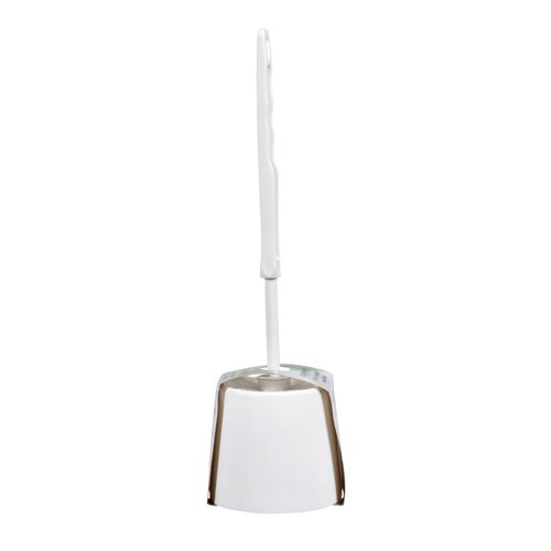 Cleanlink Toilet Brush With Pot White