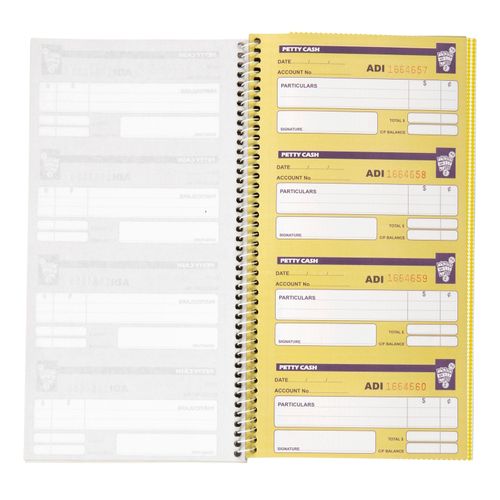 Spirax 552 Petty Cash Book 279x144mm