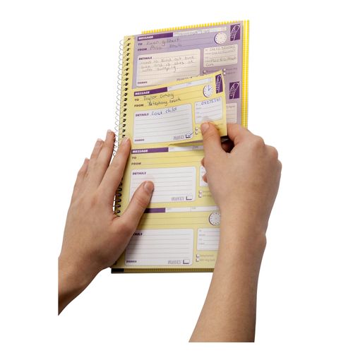 Spirax 550 Telephone Message Book 279x144mm