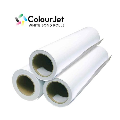 ColourJet Bond Rolls 707mm x 100m 50mm core 80gsm (1 roll per carton)