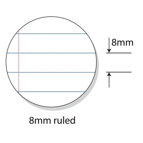 Splash Exercise Book A4 8mm Ruled 128 Page