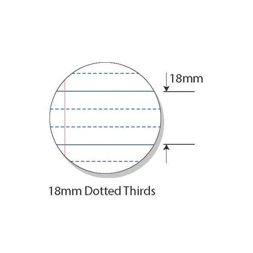 Splash Exercise Book A4 18mm Dotted Thirds With Margin 96 Page
