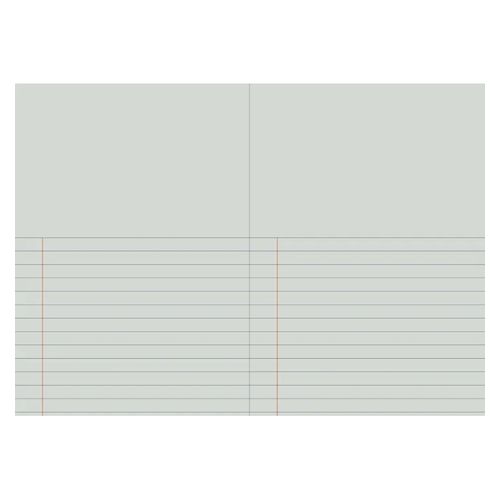 Splash Story Book A4 1/3 Plain 2/3 12mm Solid Ruled With Margin 48 Page