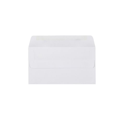 Cumberland 11B 90x145mm Envelope Plain Face Self Seal 80gsm Non-Secretive White Box 500
