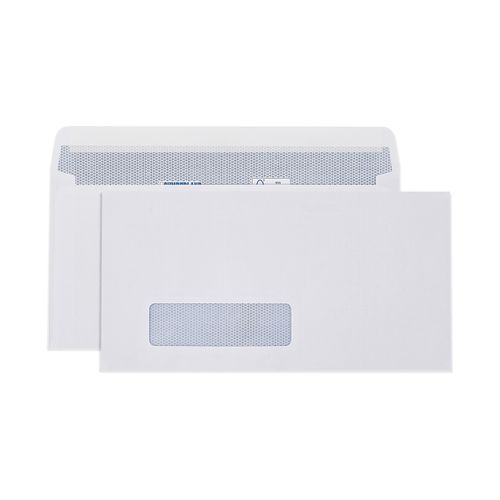Cumberland Window Envelope 90gsm DLX 120x235mm White Box 500