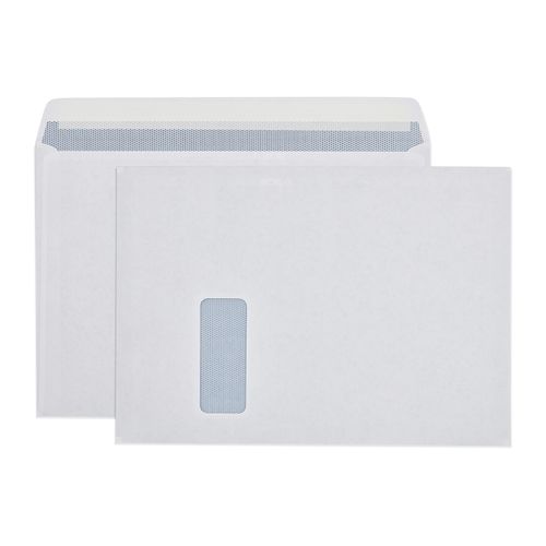 Cumberland Booklet Mailer With Window 90gsm C4 229x324mm White Box 250