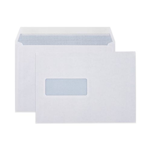 Cumberland Booklet Mailer With Window 90gsm C5 162x229mm White Box 500