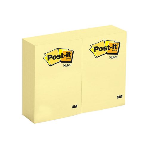 Post-It Notes 101x152mm 659 Yellow Pack 12