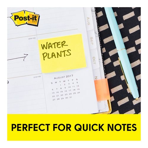 Post-It Notes 76x76mm 654 Yellow 100 Sheet Pack 12