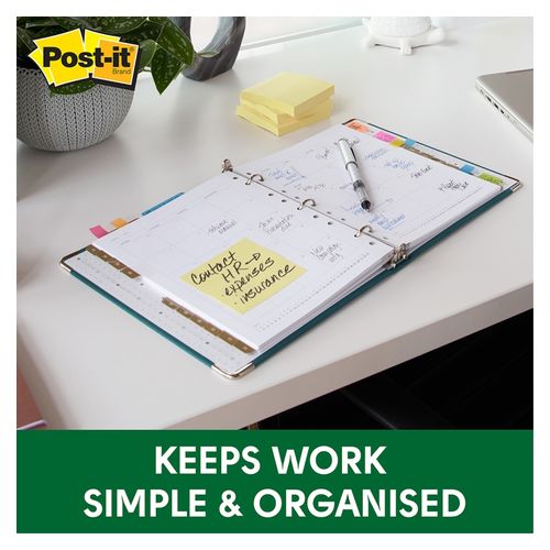 Post-It Notes 654-1T 76x76mm Recycled Yellow Pack 16