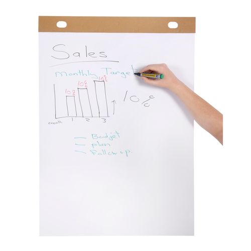 Quartet Flipchart Pad Recycled 50 Sheet 60gsm