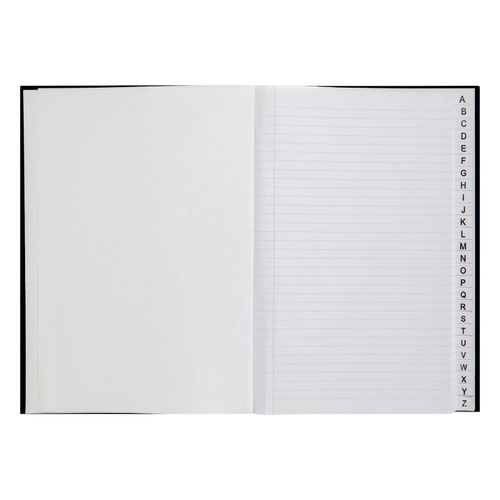 Marbig Notebook Black & Red A4 Indexed 100Lf - Only 1 Remaining