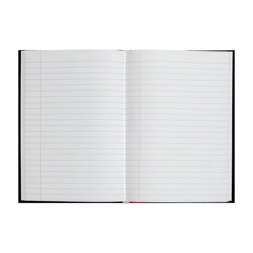 Marbig Notebook Black & Red A5 100Lf