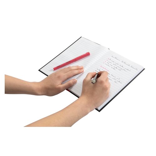 Marbig Notebook Black & Red A5 100Lf