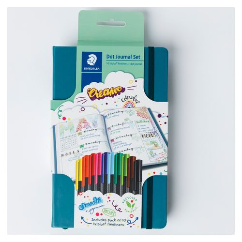 Staedtler 192 Page Dot Journal Fineliner Set