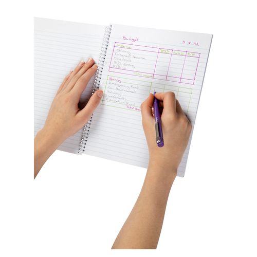Spirax 593 Notebook Quarto 252x200mm 120 Page S/O