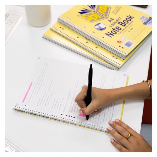 Spirax 572 A5 3 Subject Notebook with 300 Pages